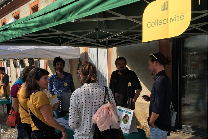 Stand Accompagnement compostage pour les collectivités.