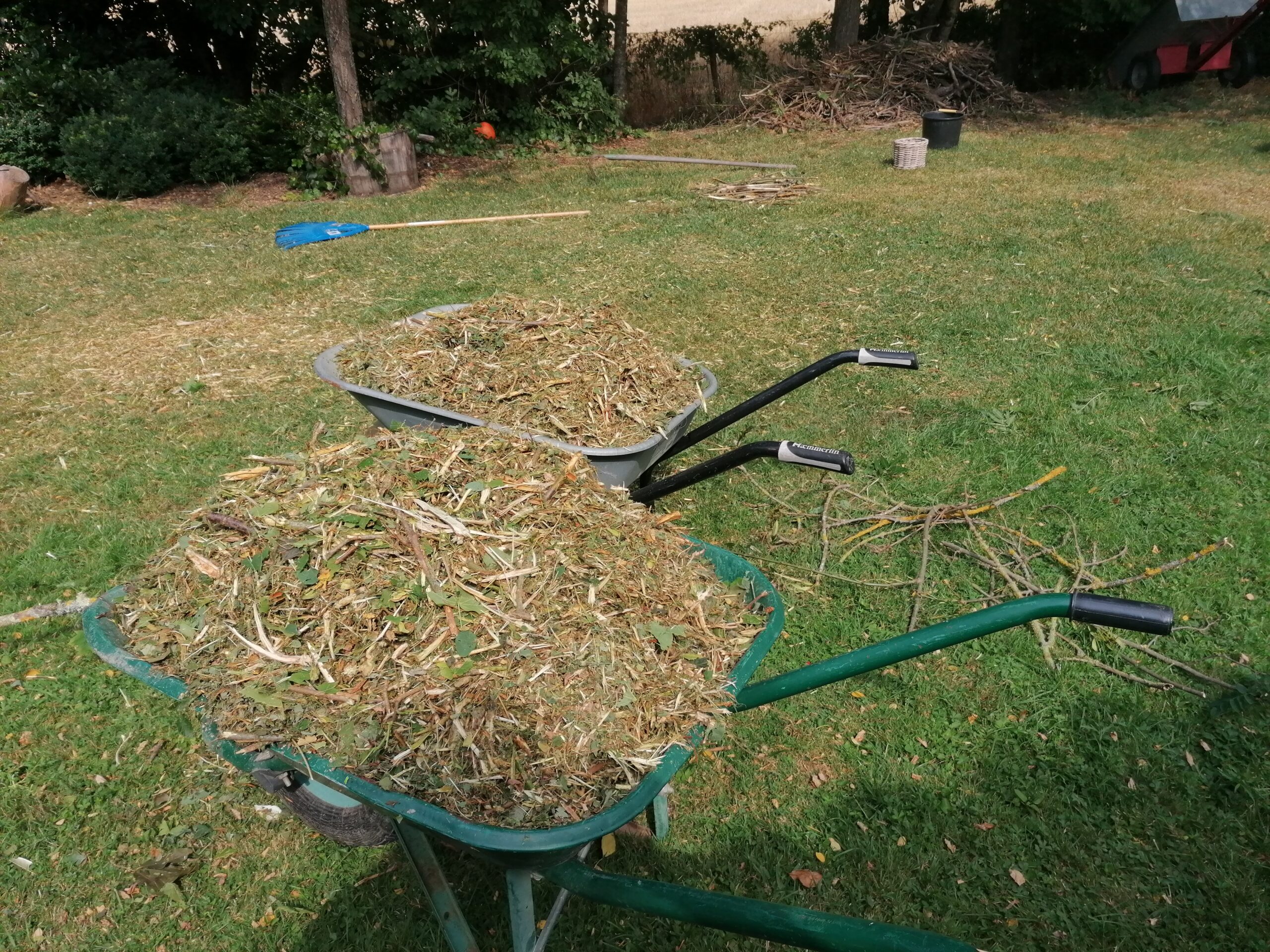 Les déchets verts sont utiles dans les jardins