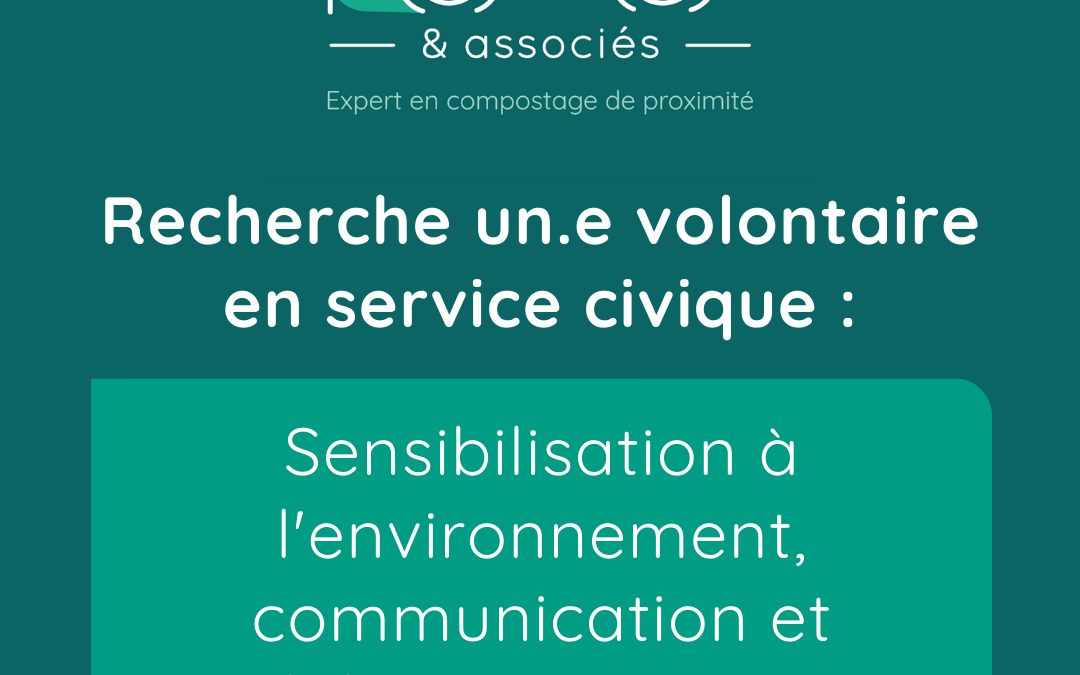 Humus & associés recherche son prochain volontaire en service civique